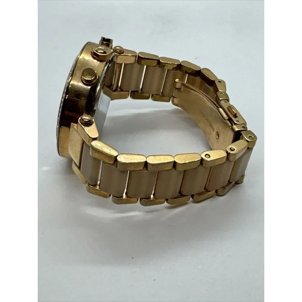 Michael Kors Parker MK5896 Women Rose Gold Analog Dial Quartz Wrist Watch JNA434